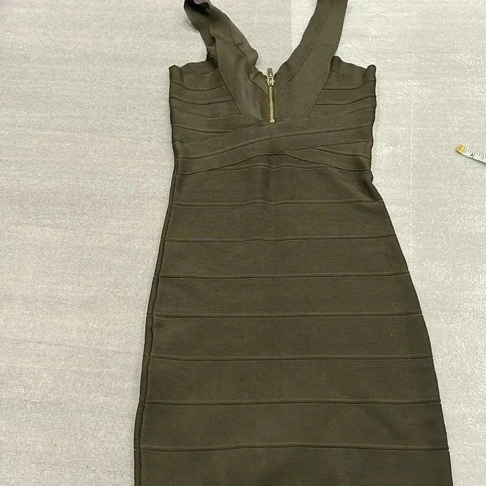 [XS]Bebe  Double V Bandage Dress NWOT - Picture 8 of 11